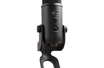 Logitech for Creators Blue Yeti Microfono USB per Registrazione, Streaming, Gaming, Podcasting su PC e Mac, Mic a Condensatore, Laptop, Computer, Effetti Blue VOICE, Stand Regolabile, Plug, Play, Nero