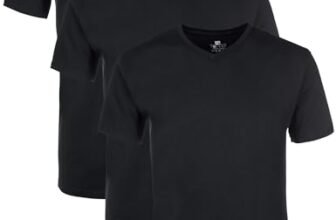 Lower East Basic T-Shirts mit V-Ausschnitt für Herren 3er I 5er I 10er Pack aus 100% Baumwolle in vielen Farben