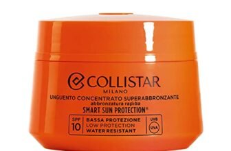 Collistar Unguento Concentrato Superabbronzante SPF 10, per un’Abbronzatura Estremamente Rapida e Intensa, Water Resistant, 150ml