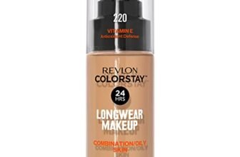 Revlon ColorStay, Fondotinta per Pelle Mista e Grassa, con Protezione Solare SPF 15, Formula Duratura, Oil Free (30ml), 220 Natural Beige
