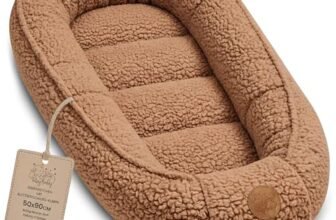 Nido Neonato Riduttore Letto boucle 90×50 cm – Babynest Portatile per Culla Lettino Morbido Coccola Cocoon Bimbo Bimba Camera Neonati Pumpkin