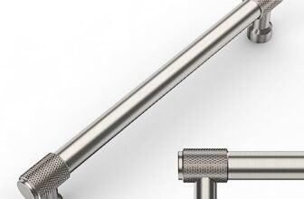 Amerdeco 10 pezzi Maniglie per Mobili Nichel Satinato da Cucina Distanza fori 160mm Maniglie cucina armadietti in maniglie cucina per maniglie cassetti UK0070