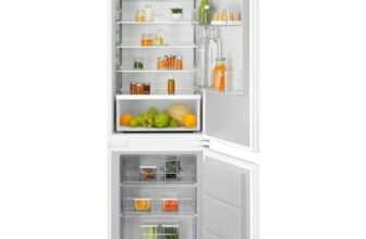 Electrolux Serie 600 Frigorifero Combinato da Incasso, LNT6ME18S0, 249 Litri, TwinTech Total No Frost, MultiFlow, Compressore Inverter Silenzioso, 1780x560x550, Class E, Allarme Porta Aperta, Bianco