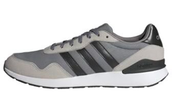 adidas Uomo Run 60s 4.0 Shoes, Grey Three/Core Black/Grey Two, 46 EU
