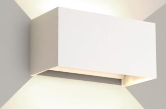 FUPE 25W LED Applique da Esterno/Interno Lampada da Esterno a Parete IP65 Impermeabile Moderno Alluminio Bianco 4000K Bianco Naturale Applique per Esterni Luce da Parete Angolo di Luce Regolabile