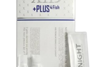 X115+PLUS 4 FISH | Collagene + Acido Ialuronico | Integratore per la Pelle Con Ceramidi, Probiotici, Polifenoli, Vitamine e Antiossidanti | Doppia formula Day & Night | 15 Flaconcini + 15 Bustine
