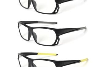 kollyseek 3PC Occhiali da Lettura Quadrati Occhiali da presbiopia sportivi di moda Uomo Donna Unisex 2.0 erde, Grigio, Giallo