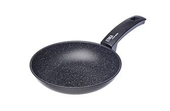 Moneta Etnea Padella, Alluminio, Nero, 24 cm