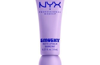 NYX Professional Makeup Balsamo Labbra Profumato, Labbra Morbide e Idratate, Effetto Soft Matte, Con Polvere di Riso di Mochi e Ceramidi, Smushy Matte, Tonalità: Sugar Smush, 8 ml