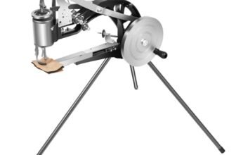 Macchina da cucire manuale per cuoio Cobbler 360° girevole, macchina da cucire a mano per riparazione di scarpe per scarpe in tessuto, scarpe in gomma, scarpe in cuoio, direzione regolabile