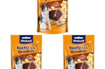 Vitakraft, Beef Stick Quadros, Snack bocconcini per Cani, 70 g (Confezione da 3)