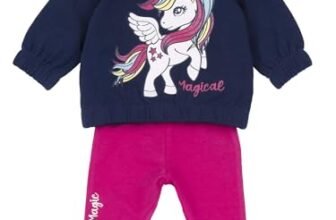 Chicco, Tuta Bambina con Felpa e Pantaloni Lunghi, Comoda e alla Moda, Abbigliamento Bambina, Designed in Italy