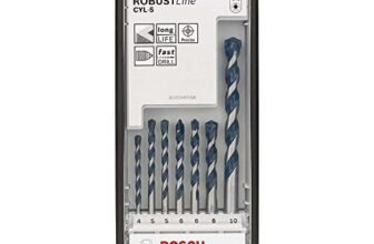 Bosch Set Punte Trapano Cyl-5, Nero, Size