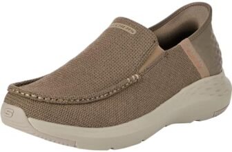 Skechers Parson RALVEN – Scivolare su, Taupe Mesh,