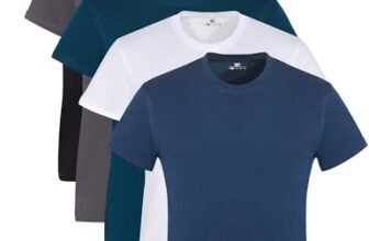 Lower East Basic Rundhals T-Shirts für Herren 3er I 5er I 10er Pack aus 100% Baumwolle in vielen Farben