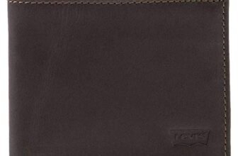 Levi’s Levi’s Casual Classics Hunte Coin Bifold – Batwin, Accessori da Viaggio, Portafoglio Bi-Fold Uomo, Marrone (Dark Brown), Taglia unica