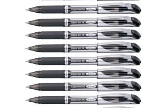 Pentel BL57 Energel XM roller 0,7 mm a cappuccio, nero, 12 pezzi