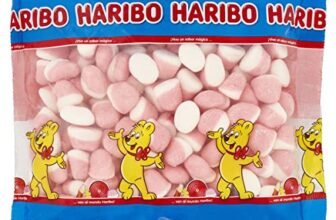 Haribo Coccole Fragola, Caramelle Gommose, Gusto Frutta, Ideali per Feste e Dolci Momenti di Relax – 1kg