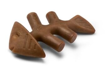 Benebone Fishbone Durable Dog Chew Toy for Aggressive Chewers, Dog Toys for Aggressive Chewers, Real Fish, Made in USA, Large