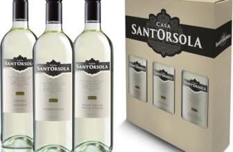 Sant’Orsola – Tris di Vino Bianco Confezione Regalo, Chardonnay, Orvieto DOC Classico, Pinot Grigio DOC delle Venezie, 3×750 ml