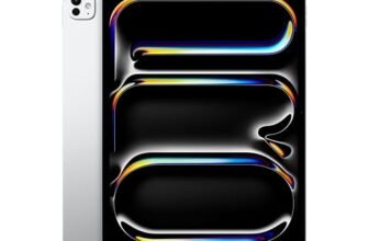 Apple iPad Pro 13” (M5): Ultra Retina XDR, Vetro standard, 1 TB, Wi-Fi, fotocamere frontale e posteriore da 12MP, scanner LiDAR, un giorno di batteria – Argento