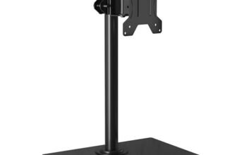 BONTEC Supporto per Monitor per Schermi da 13-32 Pollici, Supporto Monitor Scrivania con Base Fino a 10 kg, Braccio Scrivania Regolabile in Altezza, VESA 75mm e 100mm