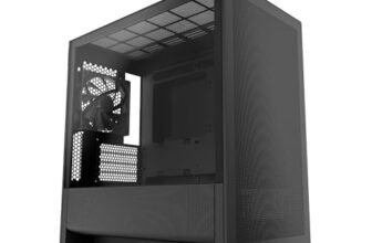 NZXT H3 Flow – Case PC Gaming Micro-ATX – Flusso d’aria ottimizzato – 1 ventola 120mm inclusa – GPU full-size – Radiatore 280mm frontale, 240mm superiore – Scheda madre con conn. posteriore – Nero