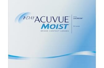 Acuvue 1-DAY Acuvue MOIST con tecnologia LACREON; Lenti a contatto giornaliere; Protezione UV;-3.50 diottrie; BC 8.5; DIA 14.20; 90 lenti