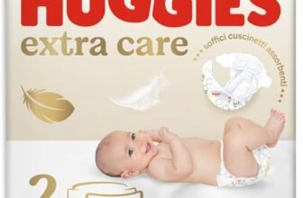 Huggies Extra Care Bebe, Pannolini Taglia 2 (3-6Kg), Ultra assorbente, Design Disney, 24 Pz