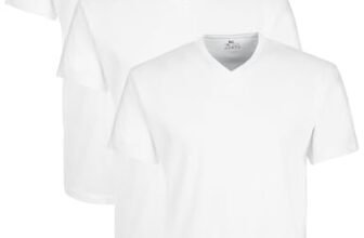 Lower East Basic T-Shirts mit V-Ausschnitt für Herren 3er I 5er I 10er Pack aus 100% Baumwolle in vielen Farben