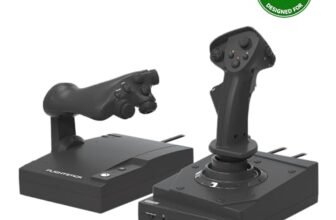 HORI HOTAS Flight Stick – Controller da simulazione di volo progettato per Xbox Series X|S – Licenza ufficiale Microsoft