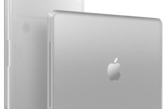 OtterBox MacBook cover per Apple MacBook Air M2/2022 & M3/2024-13″, Resistente a Shock e Cadute, Ultra Sottile, Protettiva, testata a norme MIL-STD 810G, Transparente