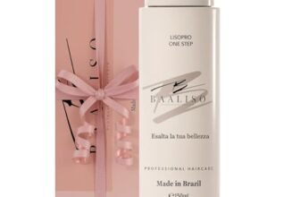 Baaliso Stiratura Brasiliana Cheratina -150ml Keratina Lisciante Per Capelli, Cheratina Senza Formaldeide, Trattamento Lisciante Alla Professionale Levigatura Per Tutti i Tipi di Capelli
