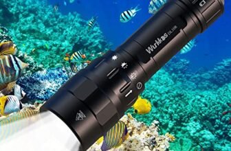 Wurkkos DL10R Torcia Subacquea, 4500 Lumens, Porta USB-C incorporata, LED XHP70.2, impermeabilità IPX8, Torcia per Immersioni con Batteria Ricaricabile 5000mah 21700