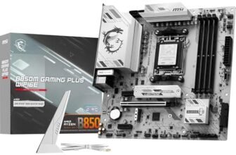 MSI B850M GAMING PLUS WIFI6E scheda madre mATX – supporta i processori AMD Ryzen serie 9000/8000/7000, socket AM5, DDR5 Memory Boost fino a 8200+ MT/s (OC), slot PCIe 4.0 x16 – Wi-Fi 6E e LAN 2.5G