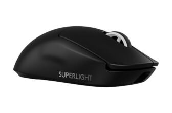 Logitech G PRO X SUPERLIGHT 2 LIGHTSPEED mouse gaming wireless, Versione Est Europa, aggiornamento 8K, leggero, 60g, HERO 2, 888 IPS, 44K DPI, 5 pulsanti programmabili, USB-C, PC e Mac – Nero