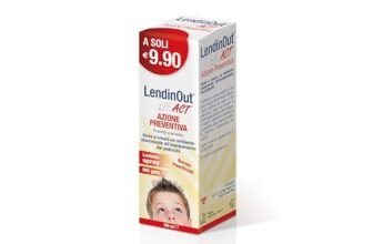 Lendinout Act Azione Preventiva, Trattamento per la Prevenzione dei Pidocchi in Spray, Senza Insetticidi e Senza Gas, 1 Confezione da 100 ml
