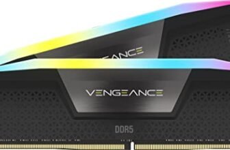 CORSAIR VENGEANCE RGB DDR5 RAM 32GB (2x16GB) 6000MHz CL36 Intel XMP Compatibile iCUE Memoria per Computer – Nero (CMH32GX5M2E6000C36)
