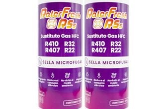 Ralerfresh RS – R410, R32, R407, R22, R22, ricarica di gas refrigerante organico per aria condizionata Split Ecologico efficiente ricarica rapida (2 bottiglie RSs)