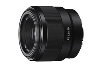 Sony SEL50F18F – 50mm f/1.8 Obiettivo Standard (Full Frame, E-Mount, Bokeh Morbido, Ideale per Ritratto, Compatibile con Alpha 7/7II/7III/7IV)