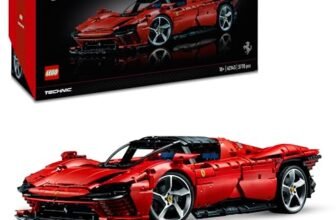 LEGO Technic Ferrari Daytona SP3, Set Modello di Auto da Costruire, Supercar Rossa in Scala 1:8, Kit Modellismo per Adulti da Collezione, Idea Regalo Uomo o Donna, Serie Ultimate Cars Concept 42143