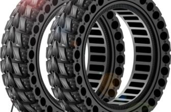 BANGTING 2PCS 60/70-6.5 Pneumatici per Monopattino Elettrico Ruote, 10×2.50-6.5 Gomme Piene, 10×2.5 Pollici Pneumatico per Segway Ninebot Max G2/G30/G30D/G30E/G30E/G30LP/G30D II/G30 Max (Nero)