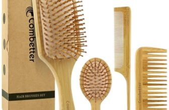 Set di spazzole e pettini ideali per capelli bagnati o asciutti, a palette districante, per donne uomini e bambini da Combetter