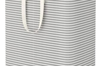 Lifewit Cesto Portabiancheria, Grande Cesta Portabiancheria Pieghevole con Manici Allungati, Portabiancheria Sporca, Laundry Basket per Vestiti, Asciugamani, Coperte, Grigio, 105 L