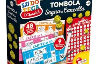 Liscianigiochi 56996 – Ludoteca Tombola Segna E Cancella, Multicolore, 6 anni+