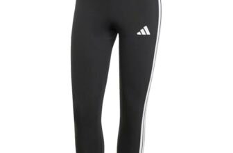 adidas Femme ESSENTIALS 3-STRIPES LEGGINGS 3/4 LENGTH, Black, S