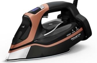 Rowenta Steamforce Pro, Ferro da Stiro a Vapore, Potenza 3200W, Capacità 350 ml, Getto di Vapore da 300g/min, Sistema Anticalcare, Spegnimento Automatico e Tecnologia Intelligente, DW9520