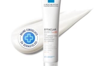 La Roche Posay Effaclar Duo (+) SPF30, Trattamento Correttivo Purificante con Protezione Anti-UV, Per Pelli Grasse o a Tendenza Acneica, Riduce Segni e Imperfezioni, Con Niacinamide e Procerad, 40 ml