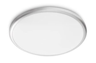 Philips Lighting Lampada da Soffitto LED Spray, Equivalente a 17W, 27K, Non Dimmerabile, Argento