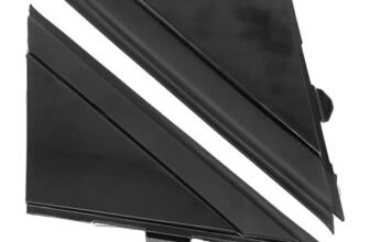 2 pz lucido nero porta specchio bandiera modanature sinistra e destra per Fiat 500 Modello 2012 2019 Posizionamento Veicolo Anteriore